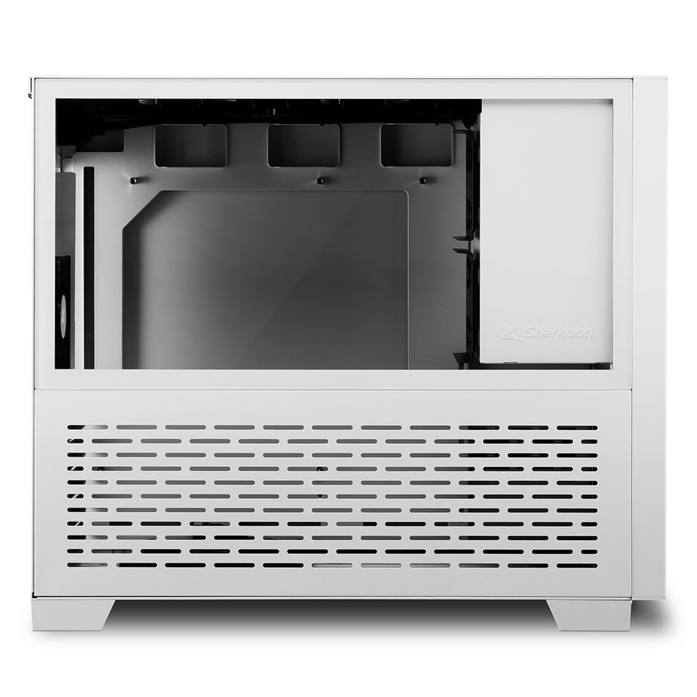 Sharkoon MS-Y1000 | Micro Tower Case | Wit 4 Sharkoon MS-Y1000 | Micro Tower Case | Wit - Afbeelding 4
