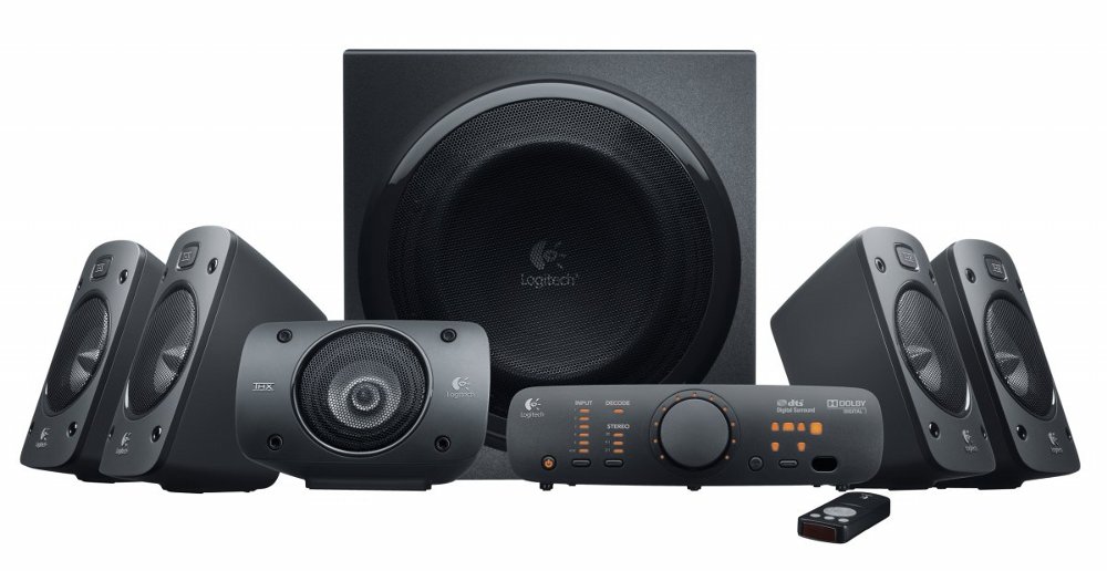 Logitech Z906 | 5.1 Surround Sound Speakerset | THX Gecertificeerd | 500W RMS | Digitale Decodering (Dolby Digital & DTS) 1 Logitech Z906 | 5.1 Surround Sound Speakerset | THX Gecertificeerd | 500W RMS | Digitale Decodering (Dolby Digital & DTS)