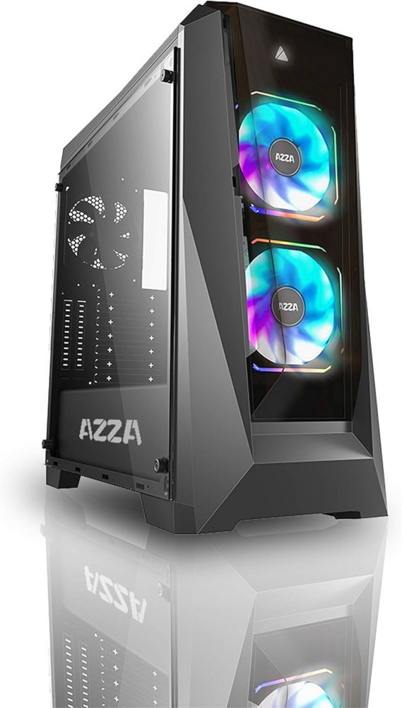 Azza Chroma 410B | Midi Tower Case | Zwart 1 Azza Chroma 410B | Midi Tower Case | Zwart