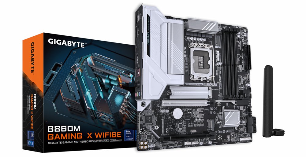 Gigabyte B860M GAMING X WIFI6E | Socket LGA 1851 (V1) | Intel B860 | 4xDDR5 | Micro ATX | Moederbord 1 Gigabyte B860M GAMING X WIFI6E | Socket LGA 1851 (V1) | Intel B860 | 4xDDR5 | Micro ATX | Moederbord