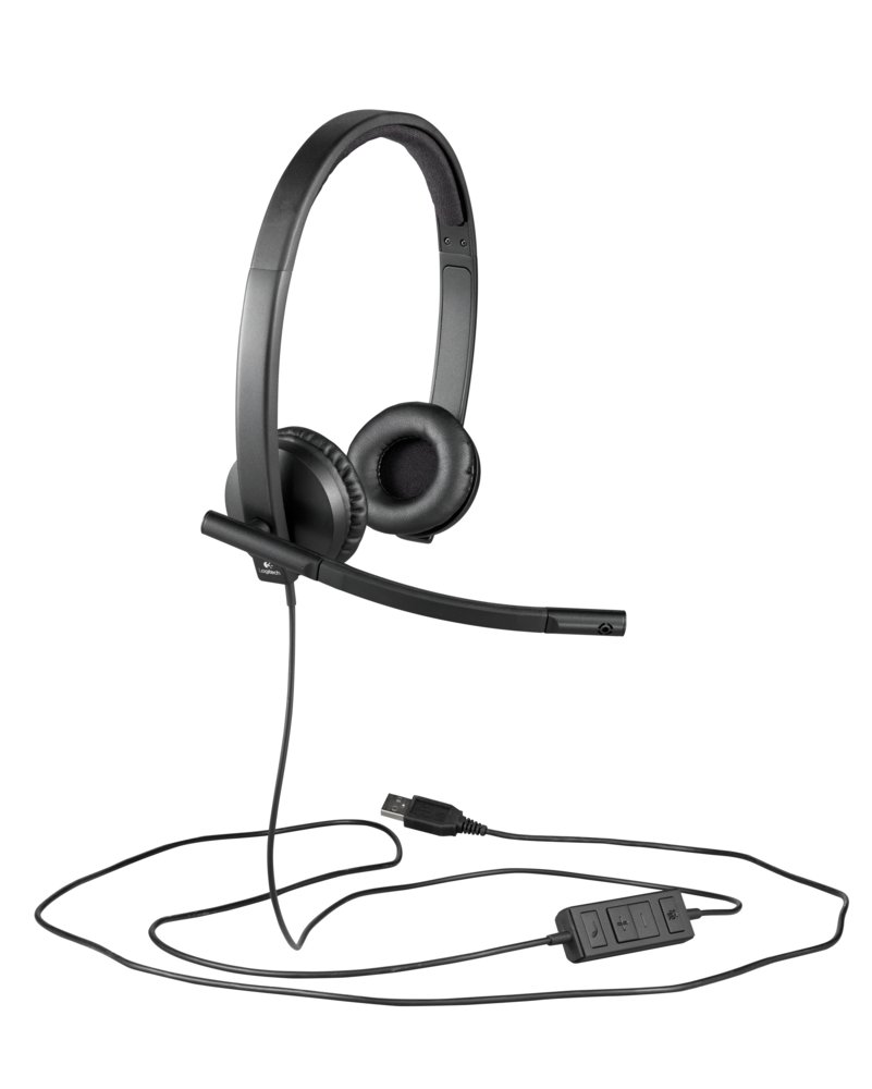 Logitech H570e | Bedrade On-ear USB-A Headset | Zwart 5 Logitech H570e | Bedrade On-ear USB-A Headset | Zwart - Afbeelding 5