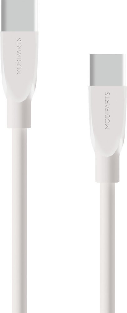 Mobiparts | USB-C naar USB-C Kabel | 2A | 1m | Wit (Bulk) 1 Mobiparts | USB-C naar USB-C Kabel | 2A | 1m | Wit (Bulk)