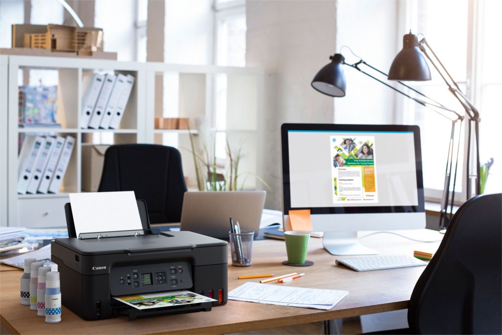 Canon PIXMA G3570 | All-in-One Inkjetprinter (Tank) | A4 | 4800 x 1200 DPI | Wi-Fi | Kleur 5 Canon PIXMA G3570 | All-in-One Inkjetprinter (Tank) | A4 | 4800 x 1200 DPI | Wi-Fi | Kleur - Afbeelding 5