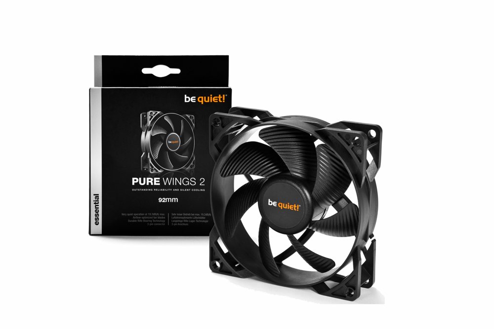 be quiet! PURE WINGS 2 | 92mm Case Fan 2 be quiet! PURE WINGS 2 | 92mm Case Fan - Afbeelding 2
