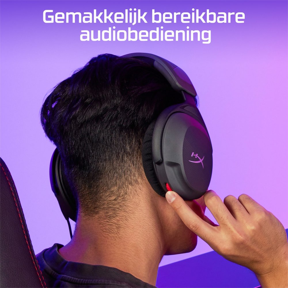 HyperX Cloud Stinger 2 Core | Bedrade Over-ear Gaming Headset | 3.5mm | Zwart 7 HyperX Cloud Stinger 2 Core | Bedrade Over-ear Gaming Headset | 3.5mm | Zwart - Afbeelding 7