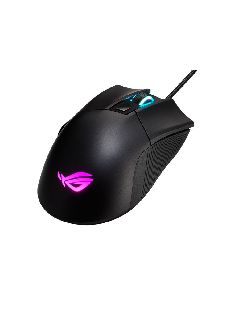 ASUS ROG Gladius II Core | Bedrade Gaming Muis | Rechtshandig | USB-A | 6200 DPI | Zwart 5 ASUS ROG Gladius II Core | Bedrade Gaming Muis | Rechtshandig | USB-A | 6200 DPI | Zwart - Afbeelding 5