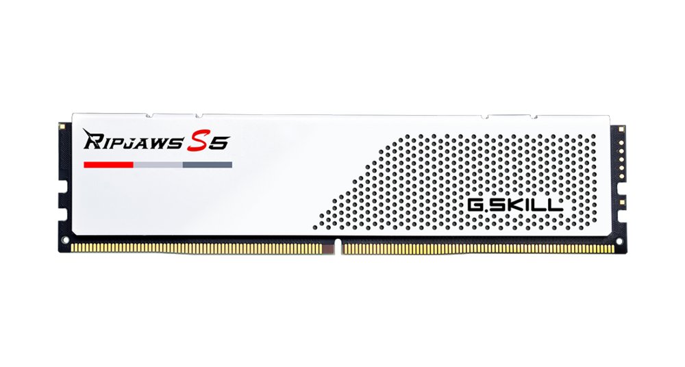 G.Skill Ripjaws S5 Wit | 32GB 2x16GB DDR5 | 5200MHz | DIMM | CL36 | Geheugenmodule | RAM 3 G.Skill Ripjaws S5 Wit | 32GB 2x16GB DDR5 | 5200MHz | DIMM | CL36 | Geheugenmodule | RAM - Afbeelding 3