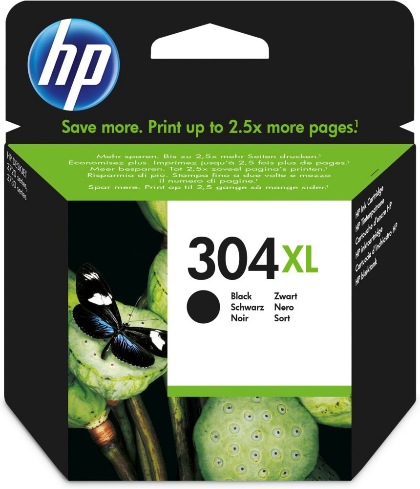 HP 304XL | Originele Zwarte Inktcartridge 1 HP 304XL | Originele Zwarte Inktcartridge