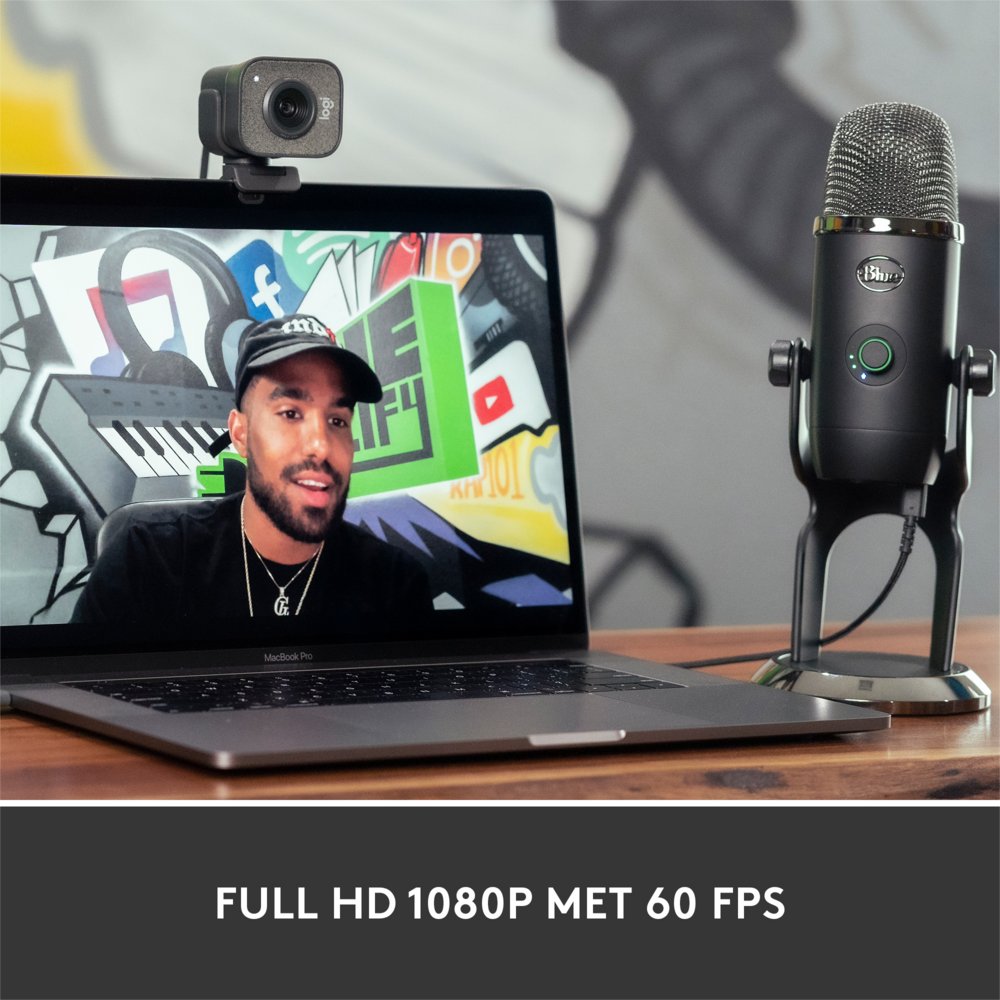 Logitech StreamCam | 1080p 60FPS USB-C Webcam met Microfoon | Grafiet 11 Logitech StreamCam | 1080p 60FPS USB-C Webcam met Microfoon | Grafiet - Afbeelding 11