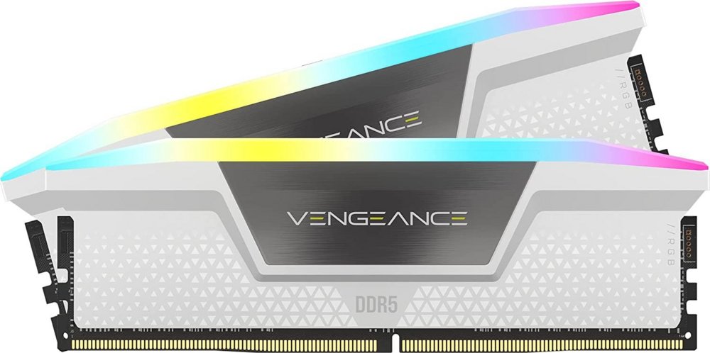 Corsair Vengeance RGB Wit | 32GB 2x16GB DDR5 | 5200MHz | DIMM | CL40 | Geheugenmodule | RAM 1 Corsair Vengeance RGB Wit | 32GB 2x16GB DDR5 | 5200MHz | DIMM | CL40 | Geheugenmodule | RAM