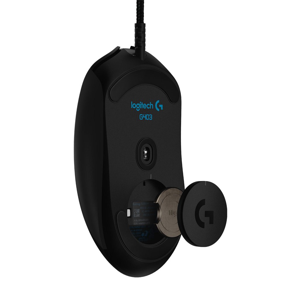 Logitech G403 Hero | Draadloze Gaming Muis | Rechtshandig | RF | 25600 DPI | Zwart 11 Logitech G403 Hero | Draadloze Gaming Muis | Rechtshandig | RF | 25600 DPI | Zwart - Afbeelding 11