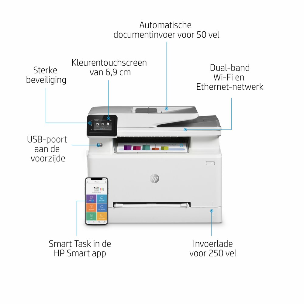 HP Color LaserJet Pro M282nw | All-in-One Laserprinter | A4 | 600 x 600 DPI | Wi-Fi | Kleur 12 HP Color LaserJet Pro M282nw | All-in-One Laserprinter | A4 | 600 x 600 DPI | Wi-Fi | Kleur - Afbeelding 12