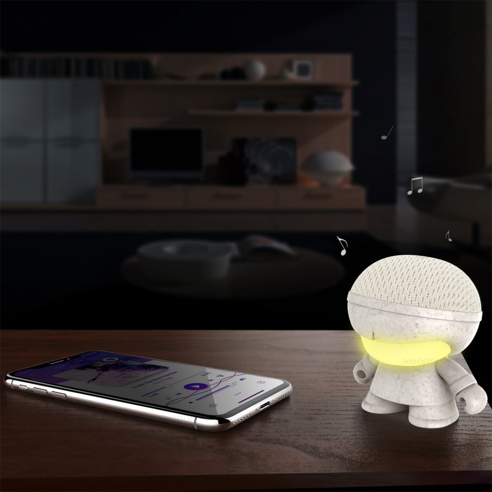Xoopar | Mini Xboy Portable Bluetooth Speaker | LED Wit 2 Xoopar | Mini Xboy Portable Bluetooth Speaker | LED Wit - Afbeelding 2