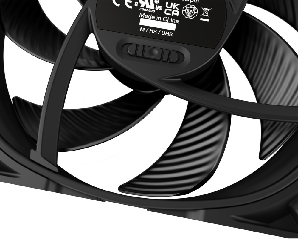 be quiet! Silent Wings Pro 4 | 140mm PWM Case Fan | Zwart 4 be quiet! Silent Wings Pro 4 | 140mm PWM Case Fan | Zwart - Afbeelding 4
