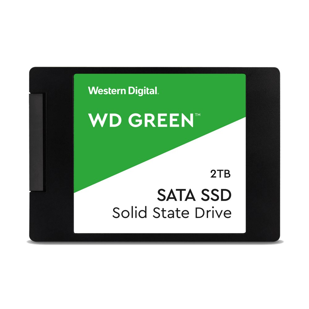 Western Digital Green | 2TB SATA SSD | 2.5'' | 545MB/s Lezen | 430MB/s Schrijven 1 Western Digital Green | 2TB SATA SSD | 2.5'' | 545MB/s Lezen | 430MB/s Schrijven