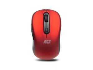 ACT AC5135 | Draadloze Muis | Links- en Rechtshandig | RF | 1600 DPI | Rood/Zwart