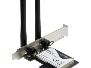 Inter-Tech DMG-32 | Interne WLAN-adapter | PCIe x1 | Wi-Fi 5 (802.11ac) | Dual-band 2
