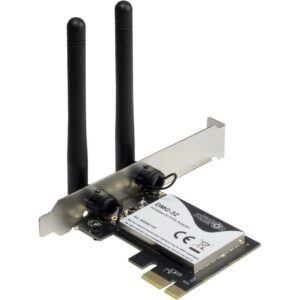 Inter-Tech DMG-32 | Interne WLAN-adapter | PCIe x1 | Wi-Fi 5 (802.11ac) | Dual-band 2