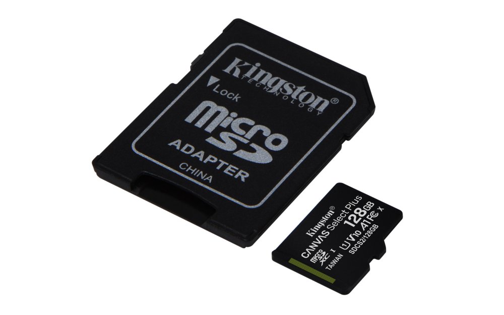 Kingston Canvas Select Plus | MicroSDXC | 128GB | Class 10 | UHS-I U1 4 Kingston Canvas Select Plus | MicroSDXC | 128GB | Class 10 | UHS-I U1 - Afbeelding 4