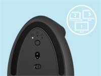 Logitech Lift | Ergonomische Draadloze Muis | Rechtshandig | RF + Bluetooth | 4000 DPI | Grafiet 15 Logitech Lift | Ergonomische Draadloze Muis | Rechtshandig | RF + Bluetooth | 4000 DPI | Grafiet - Afbeelding 15