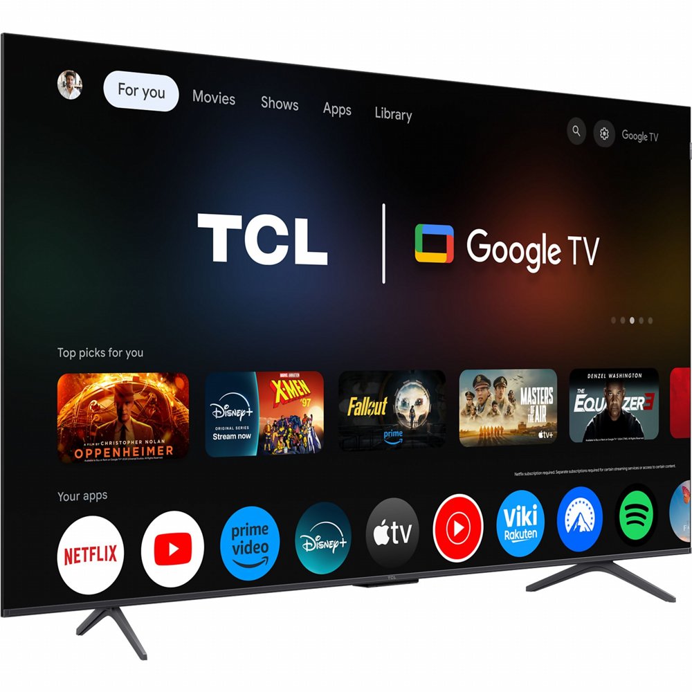TCL 65P8K | 65" 4K Ultra HD QLED Smart TV | Google TV | Quantum Dot | Dolby Vision | 120Hz (2025) 3 TCL 65P8K | 65" 4K Ultra HD QLED Smart TV | Google TV | Quantum Dot | Dolby Vision | 120Hz (2025) - Afbeelding 3