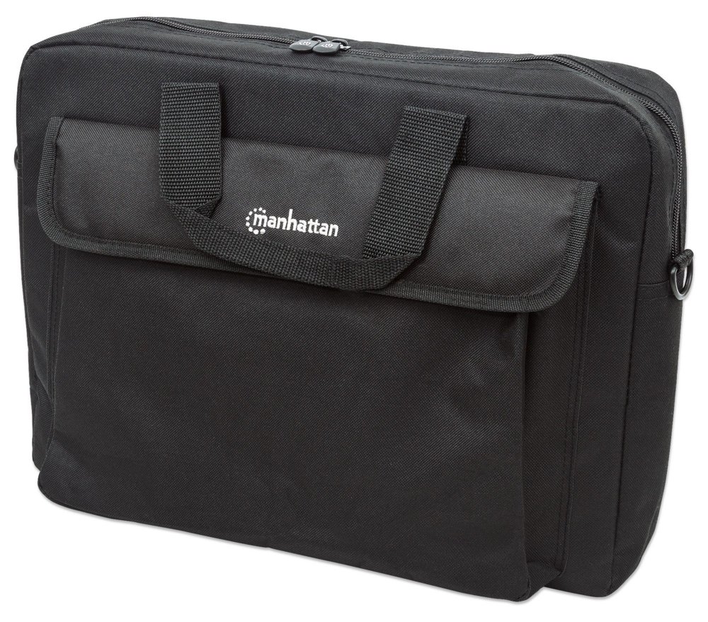 Manhattan London 15.6" Laptop Aktetas | Zwart 1 Manhattan London 15.6" Laptop Aktetas | Zwart