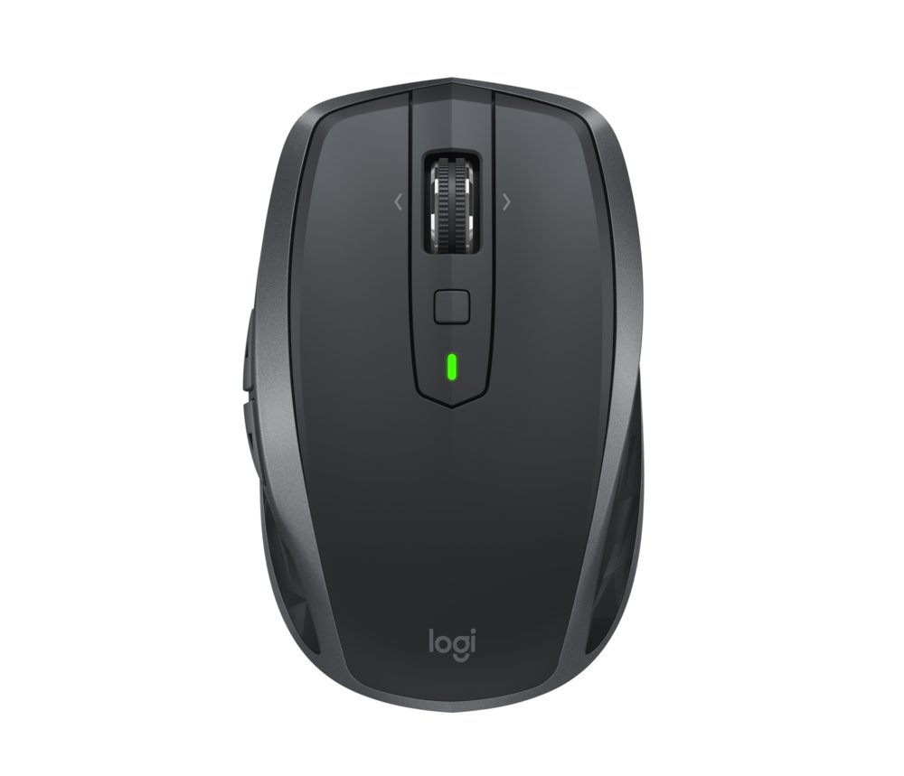Logitech MX Anywhere 2S | Draadloze Muis | Rechtshandig | RF + Bluetooth | 4000 DPI | Grafiet 2 Logitech MX Anywhere 2S | Draadloze Muis | Rechtshandig | RF + Bluetooth | 4000 DPI | Grafiet - Afbeelding 2