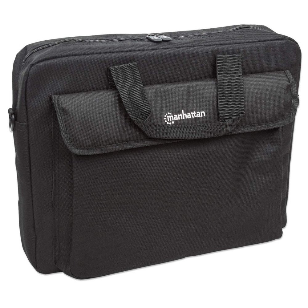 Manhattan London 15.6" Laptop Aktetas | Zwart 2 Manhattan London 15.6" Laptop Aktetas | Zwart - Afbeelding 2