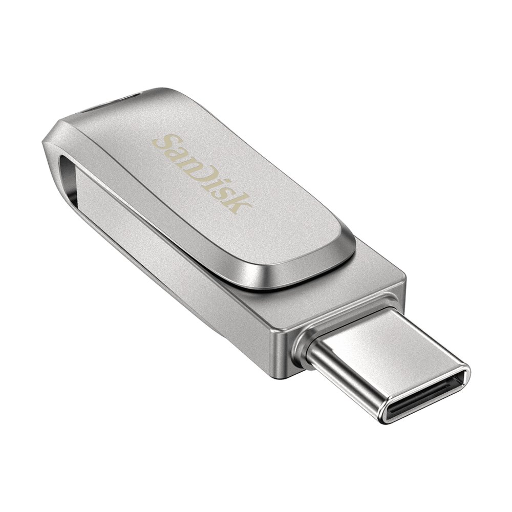 SanDisk Ultra Dual Drive | 1TB USB-C 3.2 & USB-A 3.2 Flash Drive | Roestvrijstaal 4 SanDisk Ultra Dual Drive | 1TB USB-C 3.2 & USB-A 3.2 Flash Drive | Roestvrijstaal - Afbeelding 4