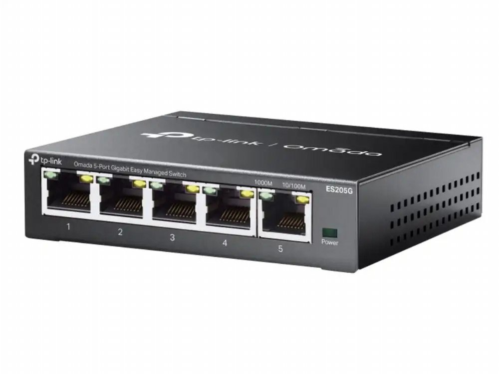 TP-Link Omada ES205G | 5-poorts Gigabit Managed Switch | Cloudbeheer via Omada App 4 TP-Link Omada ES205G | 5-poorts Gigabit Managed Switch | Cloudbeheer via Omada App - Afbeelding 4