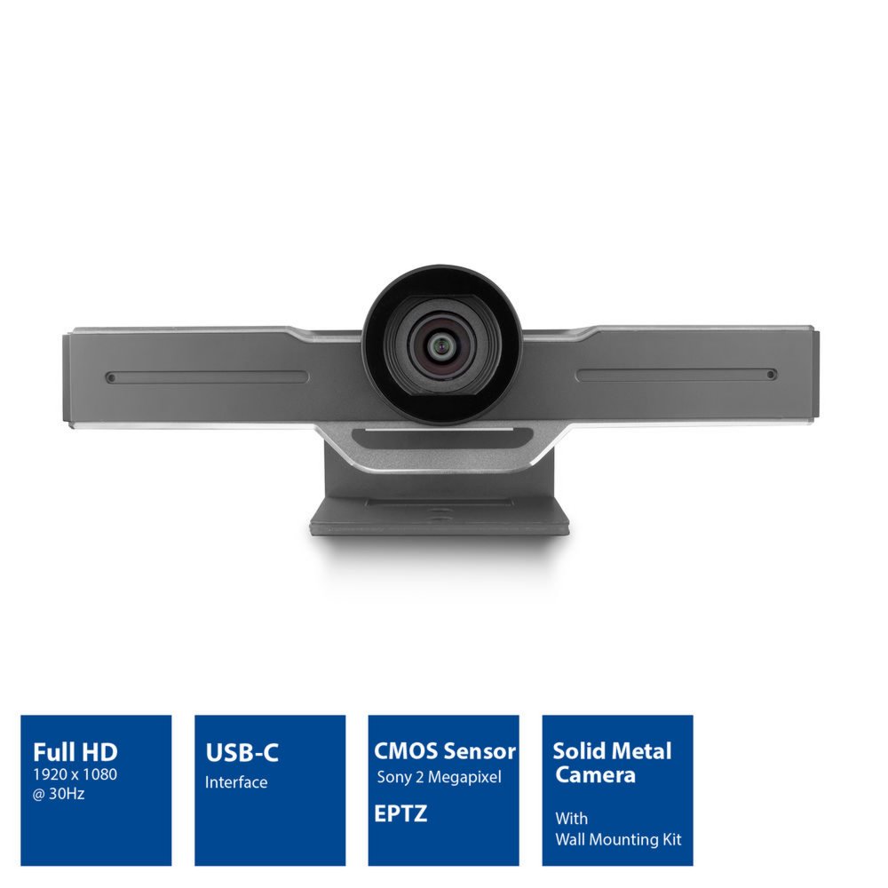 ACT AC7990 Full HD Conferentiecamera | 105° Kijkhoek | 2 Microfoons | USB | EPTZ 2 ACT AC7990 Full HD Conferentiecamera | 105° Kijkhoek | 2 Microfoons | USB | EPTZ - Afbeelding 2