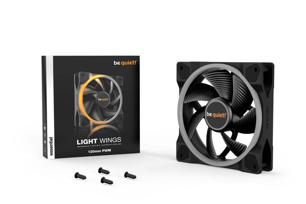 be quiet! Light Wings RGB | 120mm PWM Case Fan 5 be quiet! Light Wings RGB | 120mm PWM Case Fan - Afbeelding 5