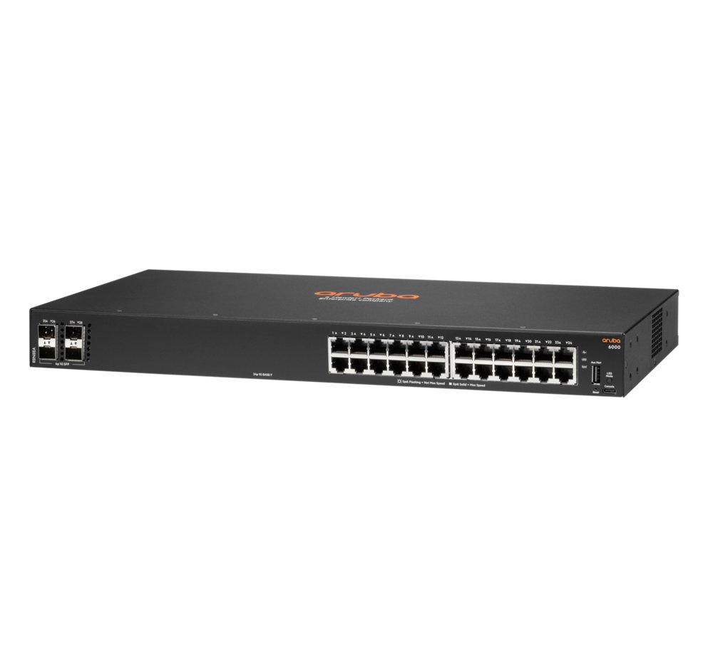 Hewlett Packard Enterprise Aruba 6000 24G 4SFP | Managed L3 Switch | Gigabit Ethernet (10/100/1000) | 1U 2 Hewlett Packard Enterprise Aruba 6000 24G 4SFP | Managed L3 Switch | Gigabit Ethernet (10/100/1000) | 1U - Afbeelding 2