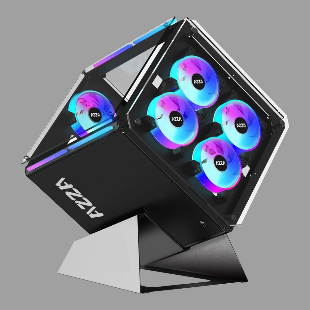 Azza Cube Case 802 | Zwart 8 Azza Cube Case 802 | Zwart - Afbeelding 8