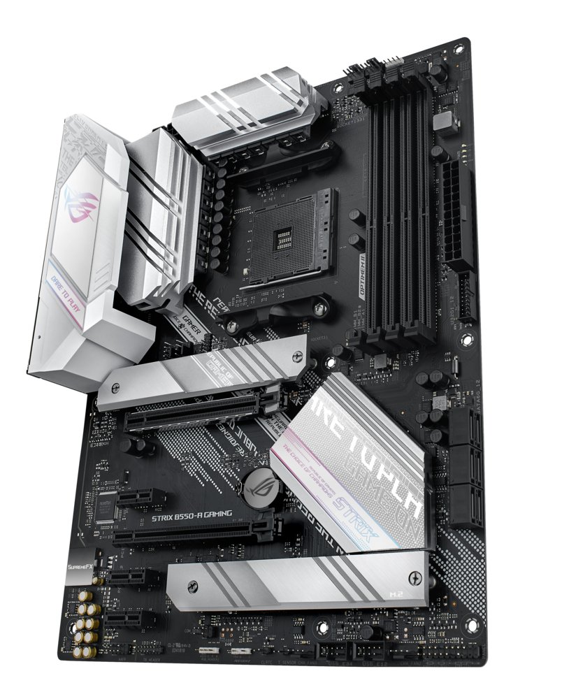 ASUS ROG STRIX B550-A GAMING | Socket AM4 | AMD B550 | 4xDDR4 | ATX | Moederbord 4 ASUS ROG STRIX B550-A GAMING | Socket AM4 | AMD B550 | 4xDDR4 | ATX | Moederbord - Afbeelding 4