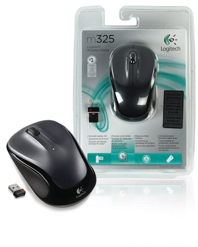 Logitech M325 | Draadloze Muis | Links- en Rechtshandig | RF | 1000 DPI | Zwart 8 Logitech M325 | Draadloze Muis | Links- en Rechtshandig | RF | 1000 DPI | Zwart - Afbeelding 8