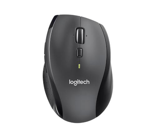 Logitech Marathon M705 | Draadloze Muis | Rechtshandig | RF | 1000 DPI | Zwart 2 Logitech Marathon M705 | Draadloze Muis | Rechtshandig | RF | 1000 DPI | Zwart - Afbeelding 2