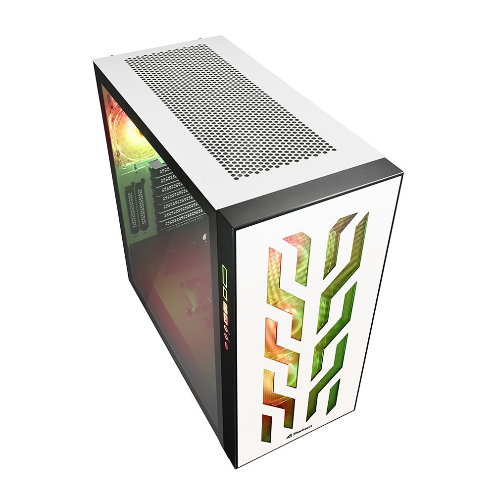 Sharkoon ELITE SHARK CA300T | Tower Behuizing | Wit 5 Sharkoon ELITE SHARK CA300T | Tower Behuizing | Wit - Afbeelding 5