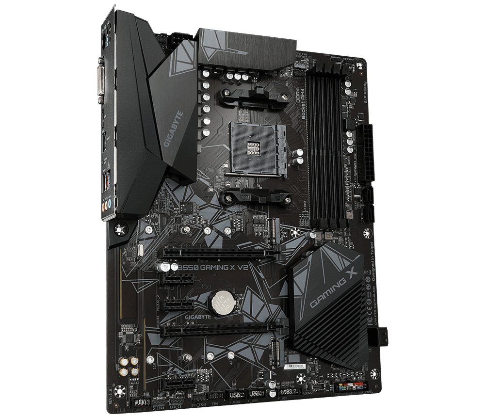 Gigabyte B550 Gaming X V2 | Socket AM4 | AMD B550 | 4xDDR4 | ATX | Moederbord 3 Gigabyte B550 Gaming X V2 | Socket AM4 | AMD B550 | 4xDDR4 | ATX | Moederbord - Afbeelding 3
