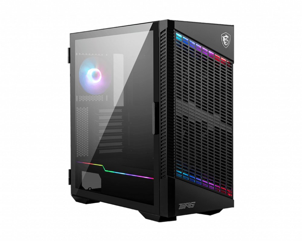 MSI MPG Velox 100P Airflow RGB | Midi Tower Case | Zwart 1 MSI MPG Velox 100P Airflow RGB | Midi Tower Case | Zwart