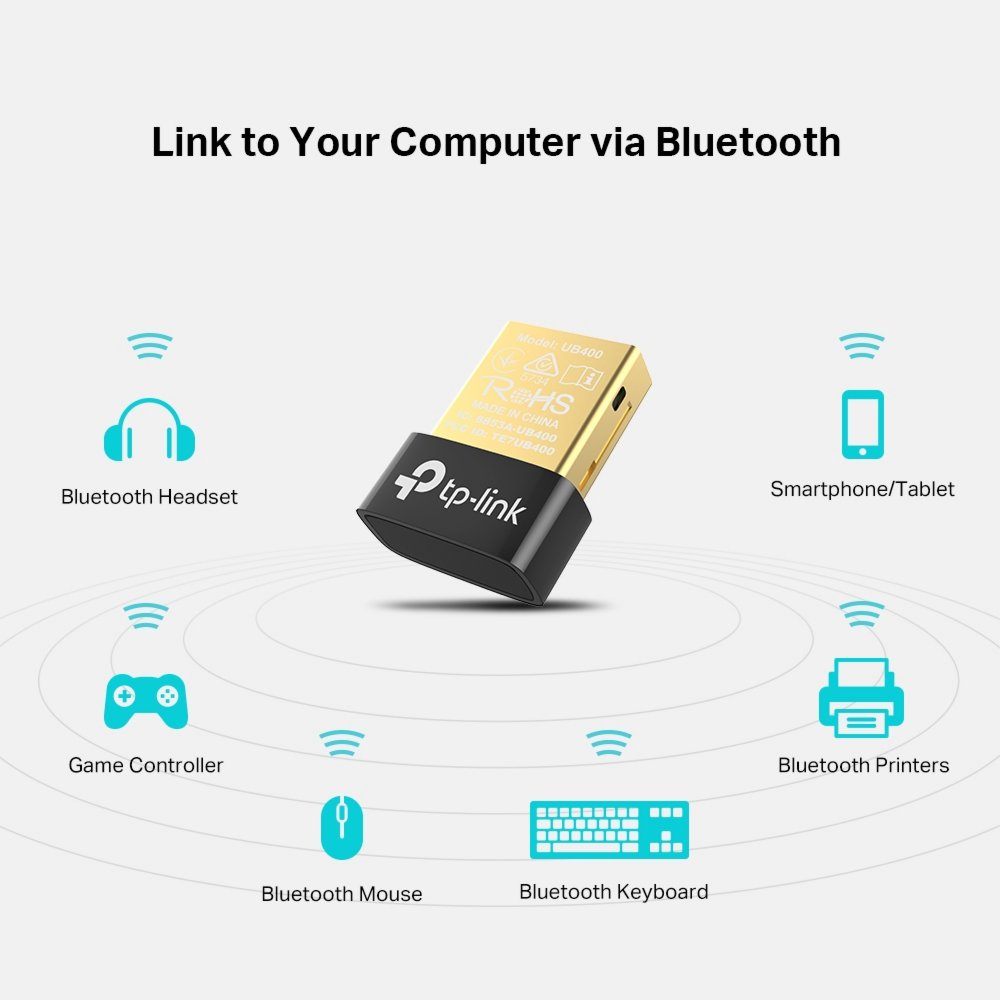 TP-LINK UB400 | Bluetooth Adapter 4 TP-LINK UB400 | Bluetooth Adapter - Afbeelding 4
