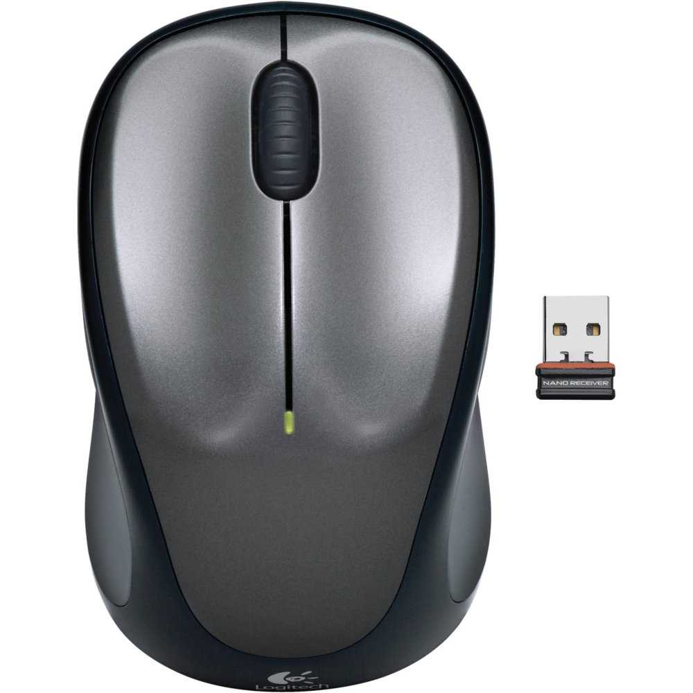 Logitech M235 | Draadloze Muis | Links- en Rechtshandig | RF | 1000 DPI | Zwart 1 Logitech M235 | Draadloze Muis | Links- en Rechtshandig | RF | 1000 DPI | Zwart