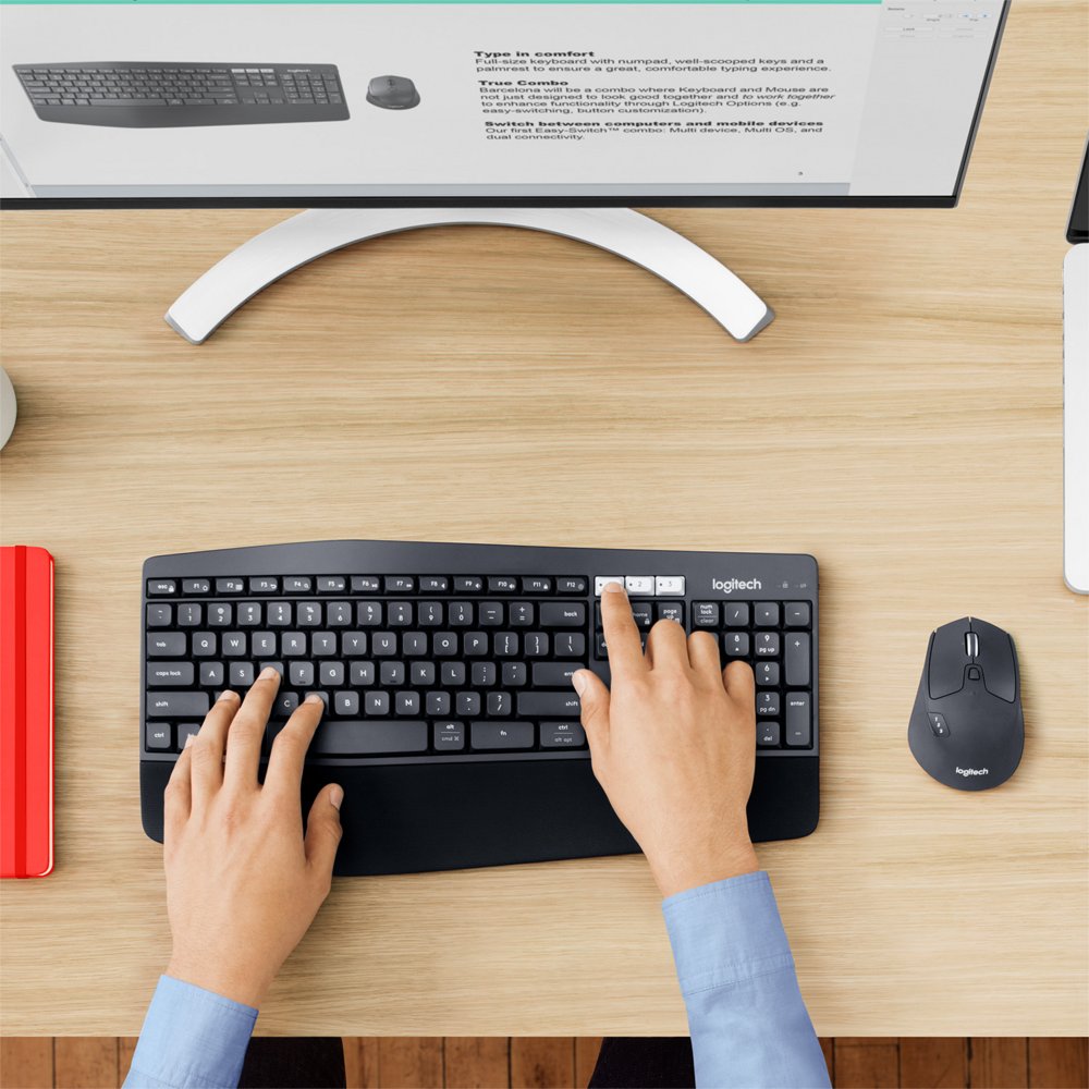 QWERTZ | Logitech MK850 Performance | Draadloze Muis en Toetsenbordcombo | QWERTZ 3 QWERTZ | Logitech MK850 Performance | Draadloze Muis en Toetsenbordcombo | QWERTZ - Afbeelding 3