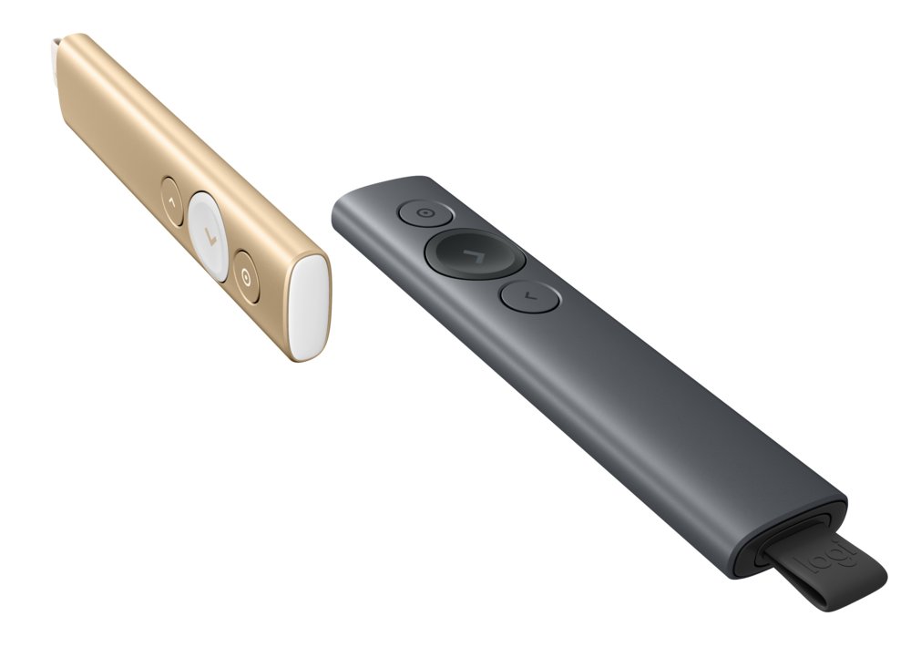 Logitech Spotlight Presenter | Draadloos | Bluetooth & USB 2.4 GHz | Bereik tot 30 meter | Grijs 7 Logitech Spotlight Presenter | Draadloos | Bluetooth & USB 2.4 GHz | Bereik tot 30 meter | Grijs - Afbeelding 7