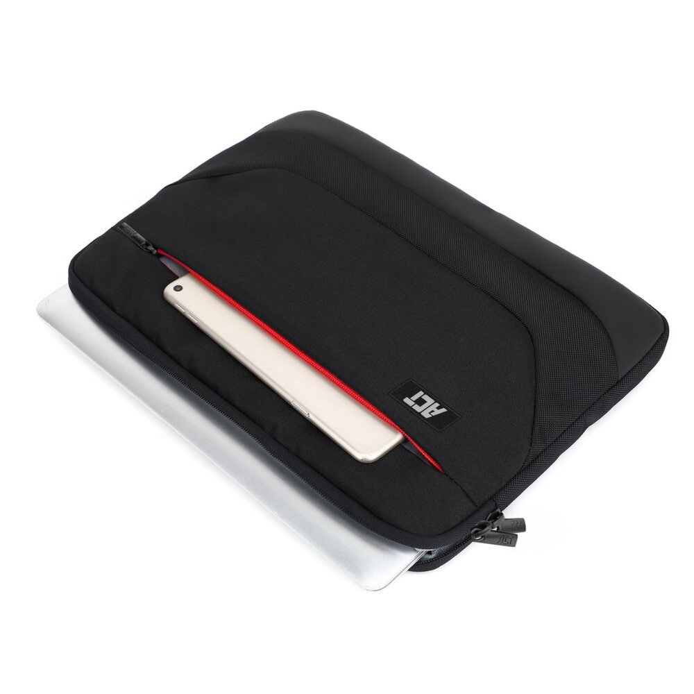 ACT Suburb 15.6" Laptop Sleeve | Grijs | Gemaakt van Recycled Plastic 3 ACT Suburb 15.6" Laptop Sleeve | Grijs | Gemaakt van Recycled Plastic - Afbeelding 3