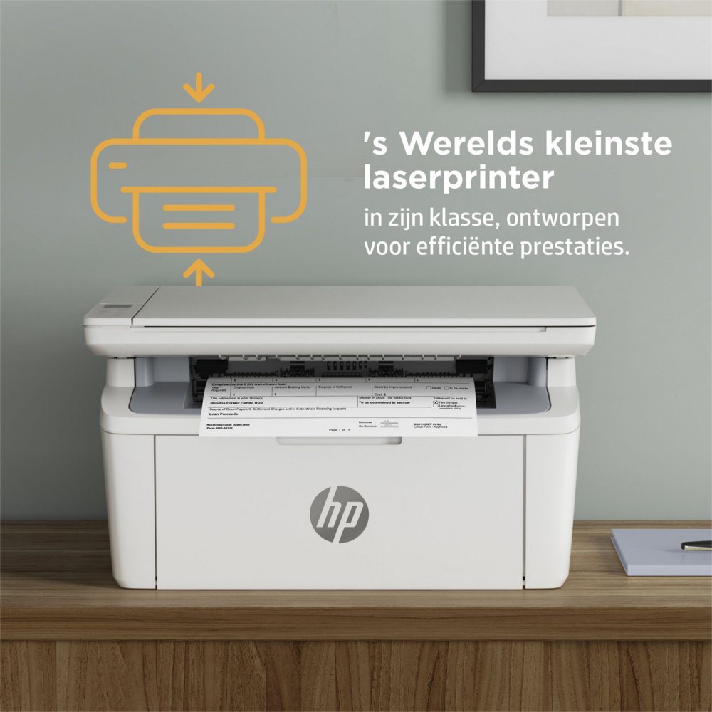 HP LaserJet Pro MFP M140w | All-in-One Laserprinter | A4 | 600 x 600 DPI | Wi-Fi | Zwart/Wit 11 HP LaserJet Pro MFP M140w | All-in-One Laserprinter | A4 | 600 x 600 DPI | Wi-Fi | Zwart/Wit - Afbeelding 11