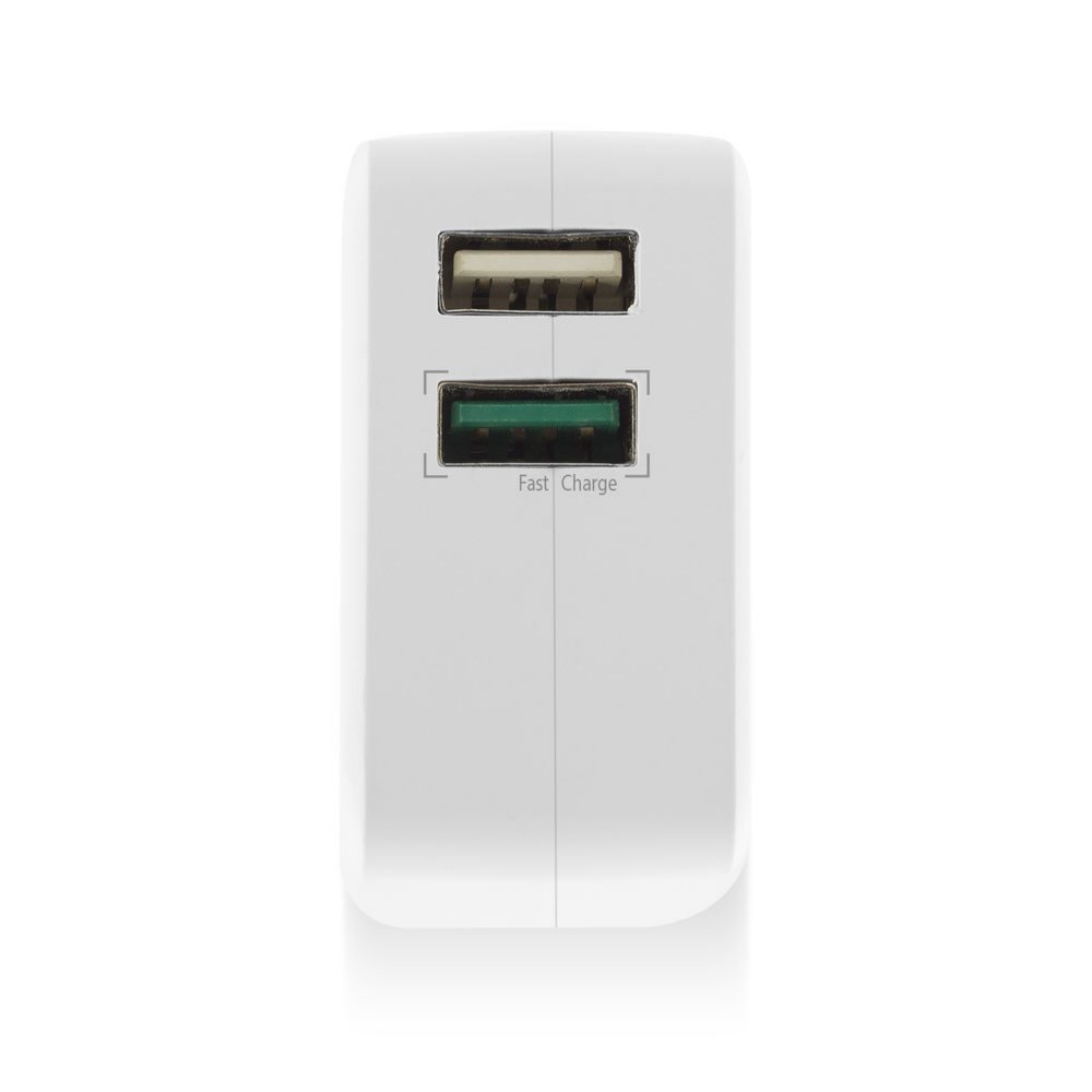 ACT AC2125 | Fast Charge Dual USB-A Oplader 30W | Wit 4 ACT AC2125 | Fast Charge Dual USB-A Oplader 30W | Wit - Afbeelding 4
