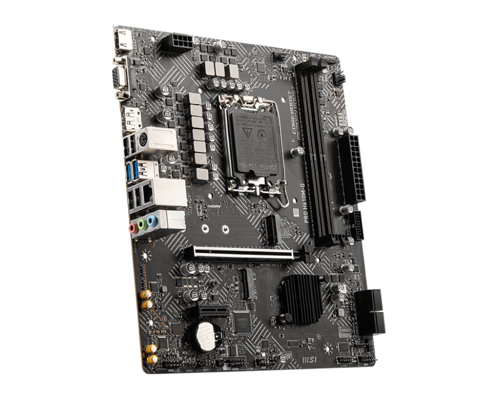 MSI PRO H610M-G | Moederbord Micro-ATX | LGA 1700 | DDR4 4 MSI PRO H610M-G | Moederbord Micro-ATX | LGA 1700 | DDR4 - Afbeelding 4