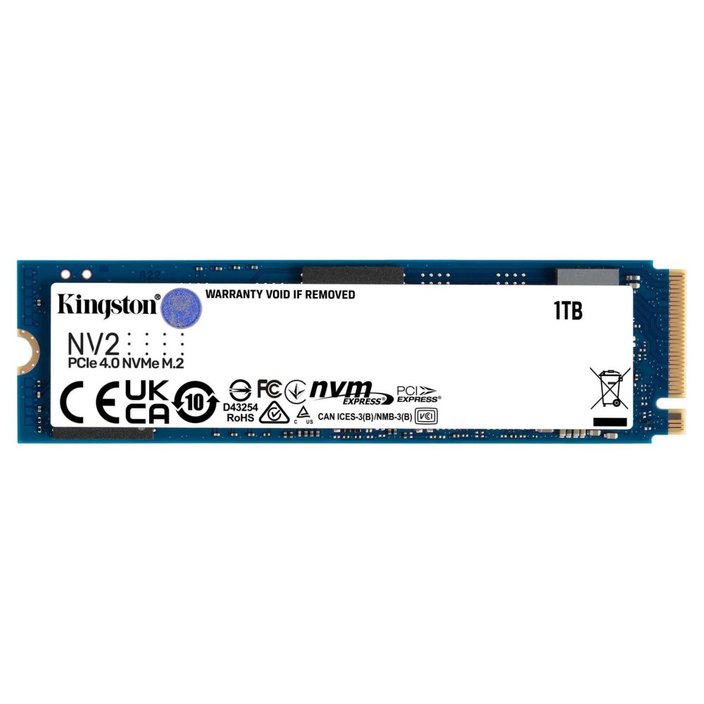 Kingston NV2 | 1TB NVMe SSD | M.2 Gen4 | 3.500MB/s Lezen | 2.100MB/s Schrijven 3 Kingston NV2 | 1TB NVMe SSD | M.2 Gen4 | 3.500MB/s Lezen | 2.100MB/s Schrijven - Afbeelding 3