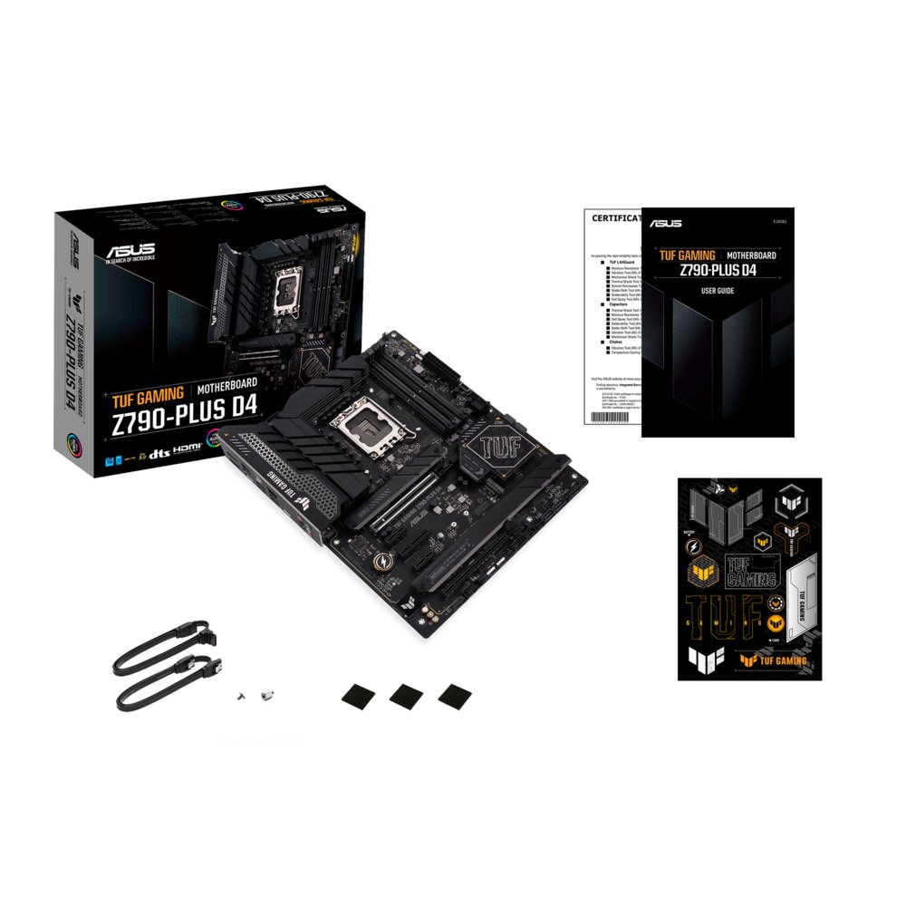 ASUS TUF GAMING Z790-PLUS D4 | Socket LGA 1700 | Intel Z790 | 4xDDR4 | ATX | Moederbord 4 ASUS TUF GAMING Z790-PLUS D4 | Socket LGA 1700 | Intel Z790 | 4xDDR4 | ATX | Moederbord - Afbeelding 4